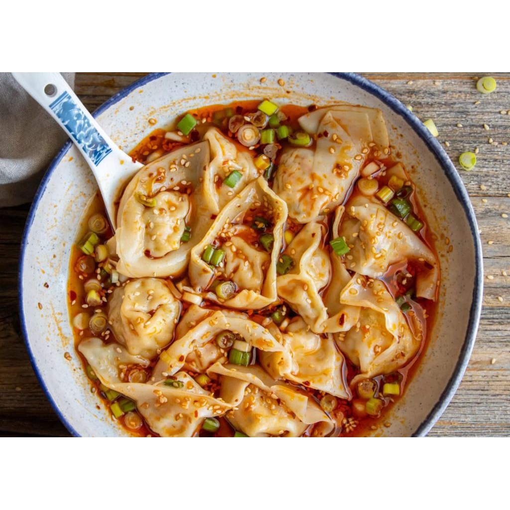 

promo pangsit ayam gurih chili oil