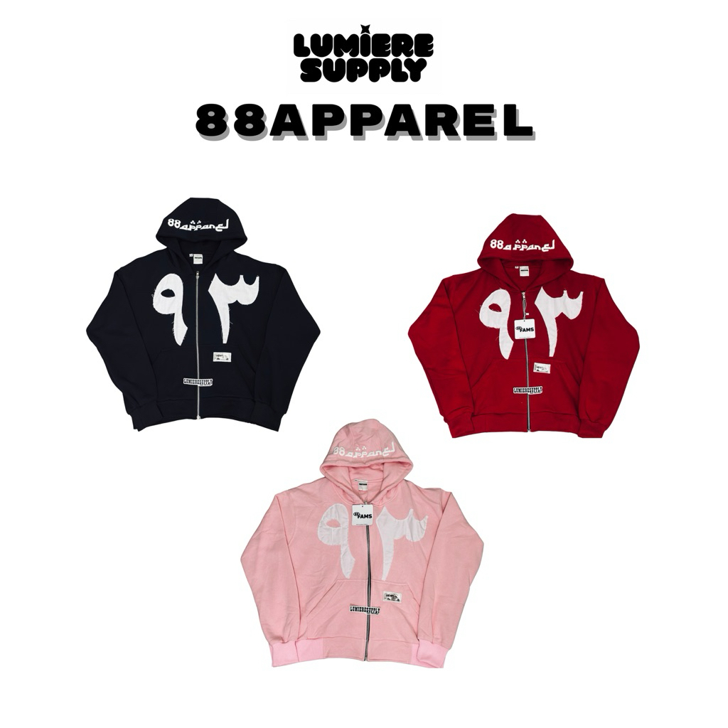 ZIP HOODIE 88APPAREL_