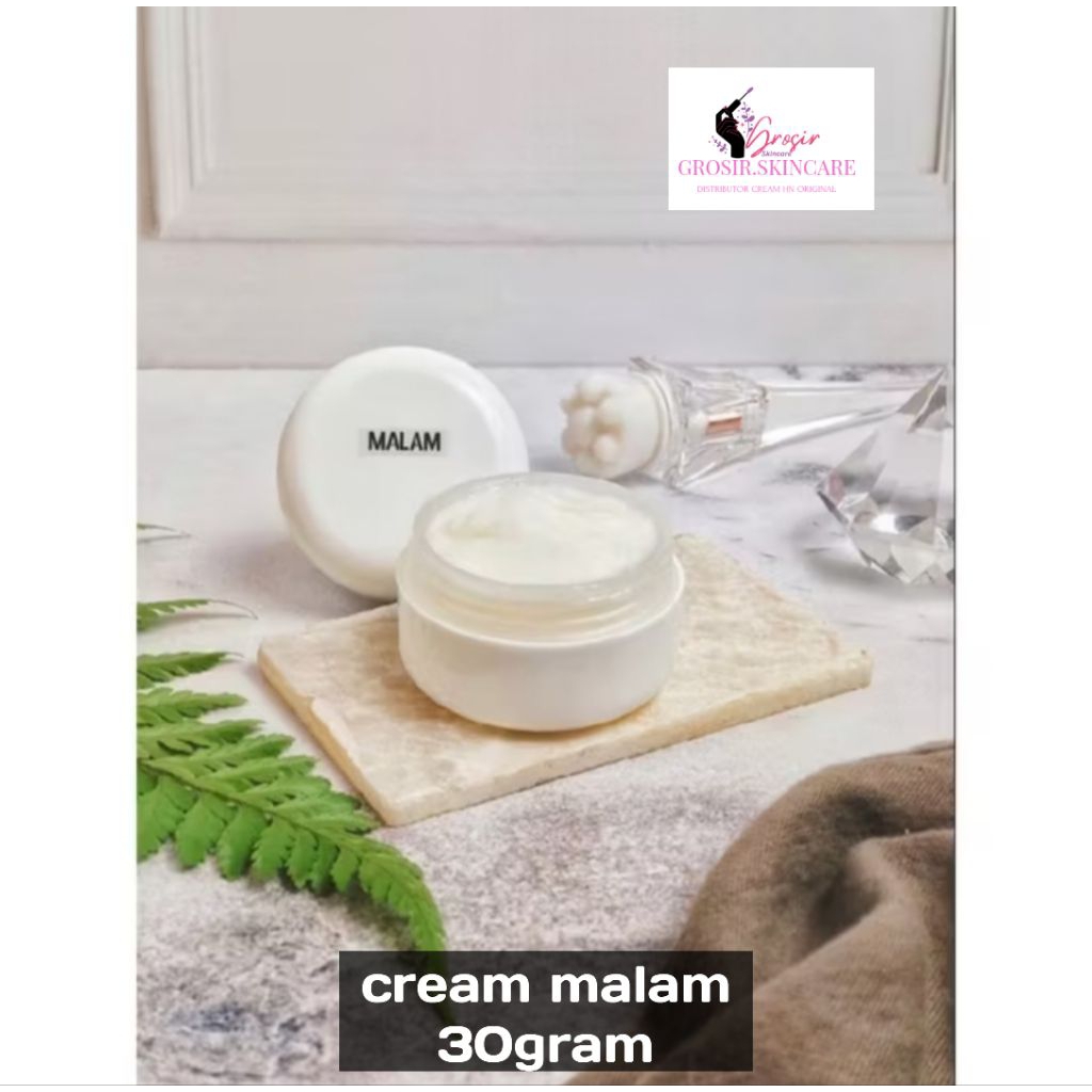 HANASUI NIGHT CREAM (KRIM MALAM) KECIL DAN BESAR
