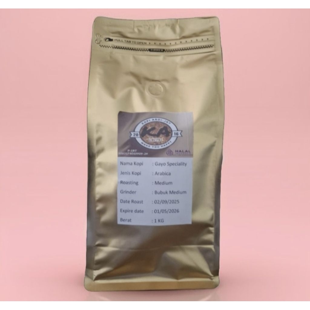 

Biji Kopi Roasting/Aneka bubuk Arabica Aceh Gayo Speciality 1 KG
