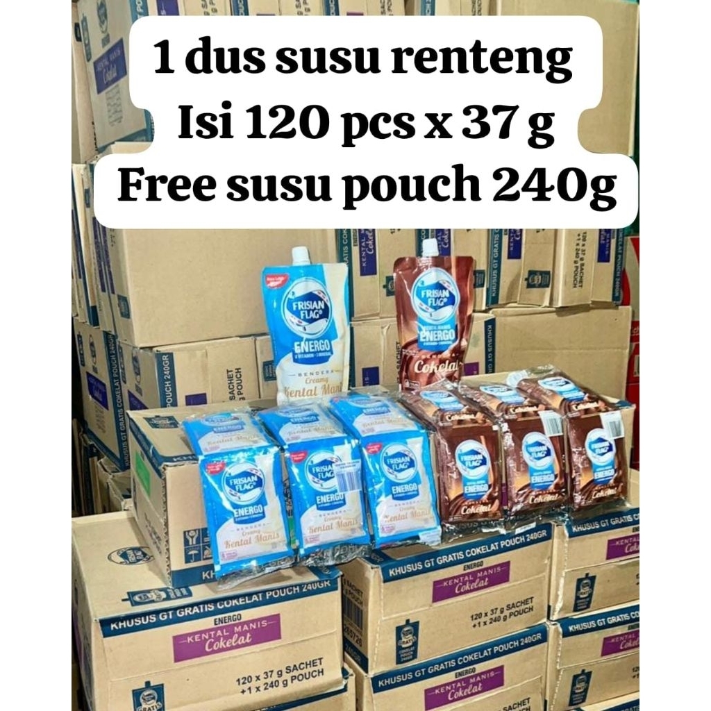 

1 DUS SUSU FRISIAN FLAG RENTENG ISI 120 PC 37G