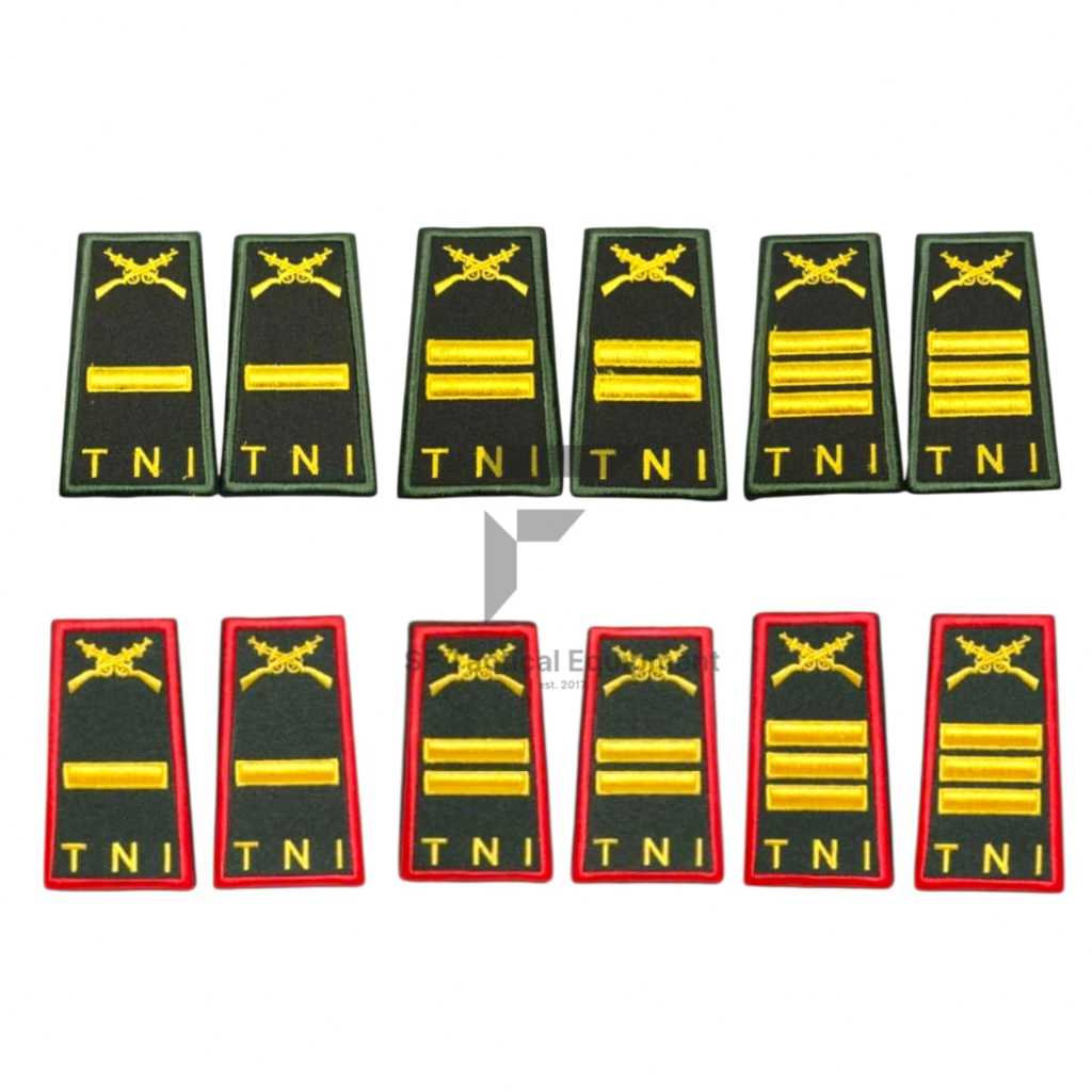 SF Tactical Pangkat Bordir PDH TNI Infanteri Pangkat TNI AD Pangkat PDH