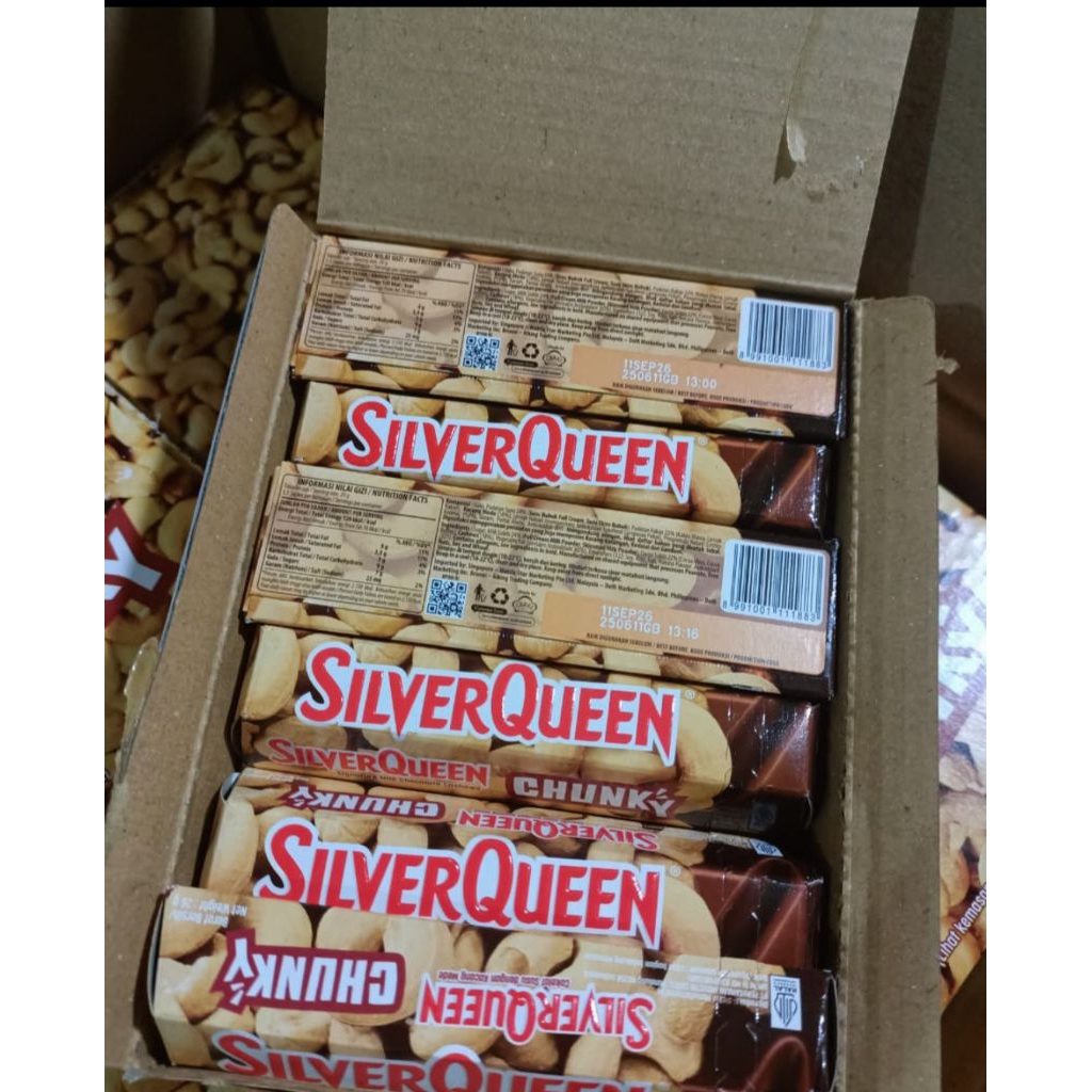 

coklat silverqueen chunky kmsan 26 gr 2 pcs