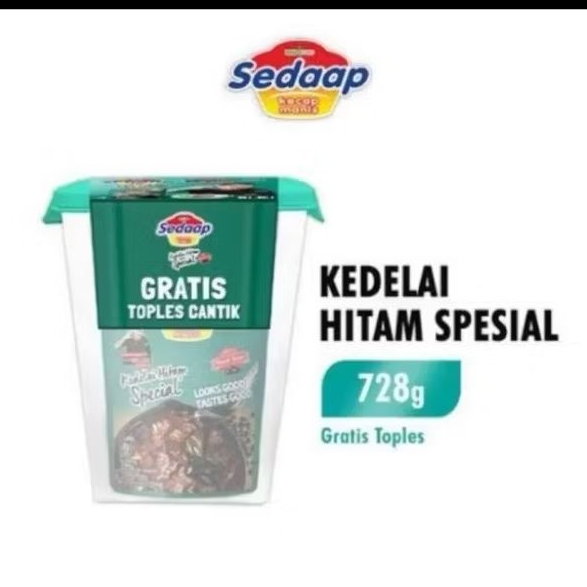 

KECAP SEDAAP 728g FREE TOPLES CANTIK & BUMBU SEDAP 2 sachet