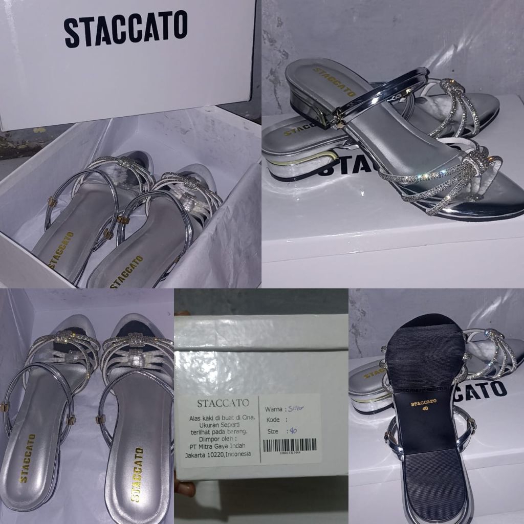 Sepatu Sendal Zara/Sendal Staccat0 Original