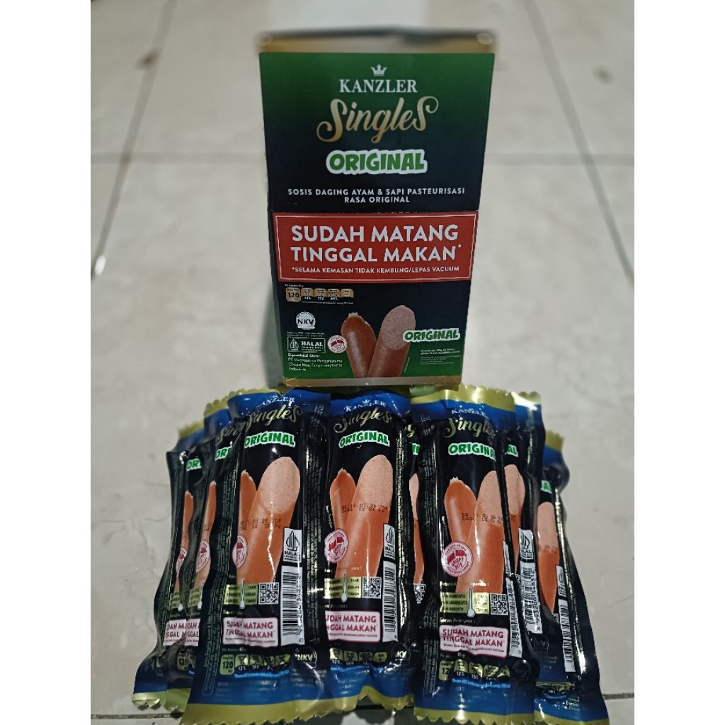 

Sosis Kanzler Original 65 gr per box isi 12 pcs