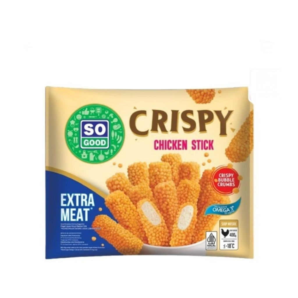 

so good chicken stick crispy pack 400 gram
