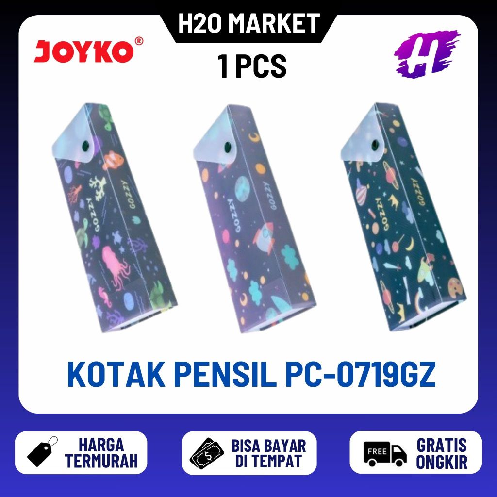 

❤️H2O❤️ Pencil Case Kotak Tempat Pensil Joyko PC-0719GZ