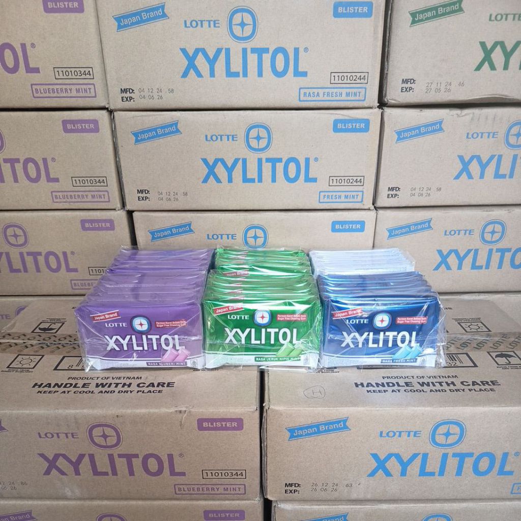 

LOTTE XYLITOL 1 KARTON ISI 8 PACK