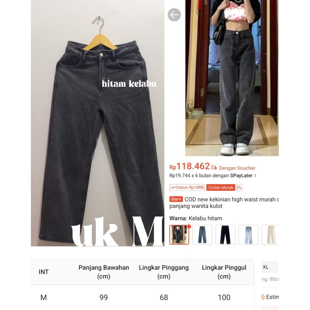 PRELOVED & NEW JEANS LULU JEANS HASS.ID