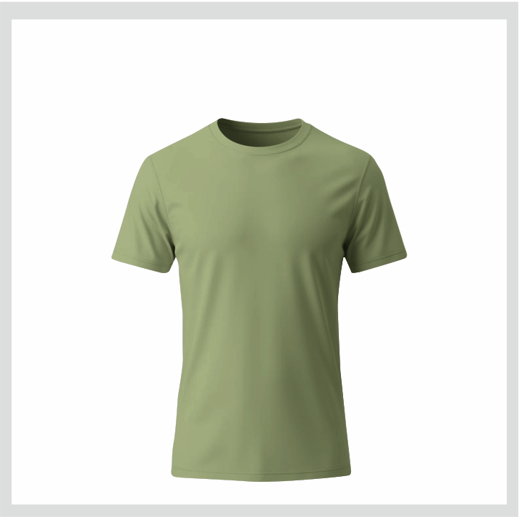 kaos polos warna SAGE GREEN catton combed 24 pria dan wanita