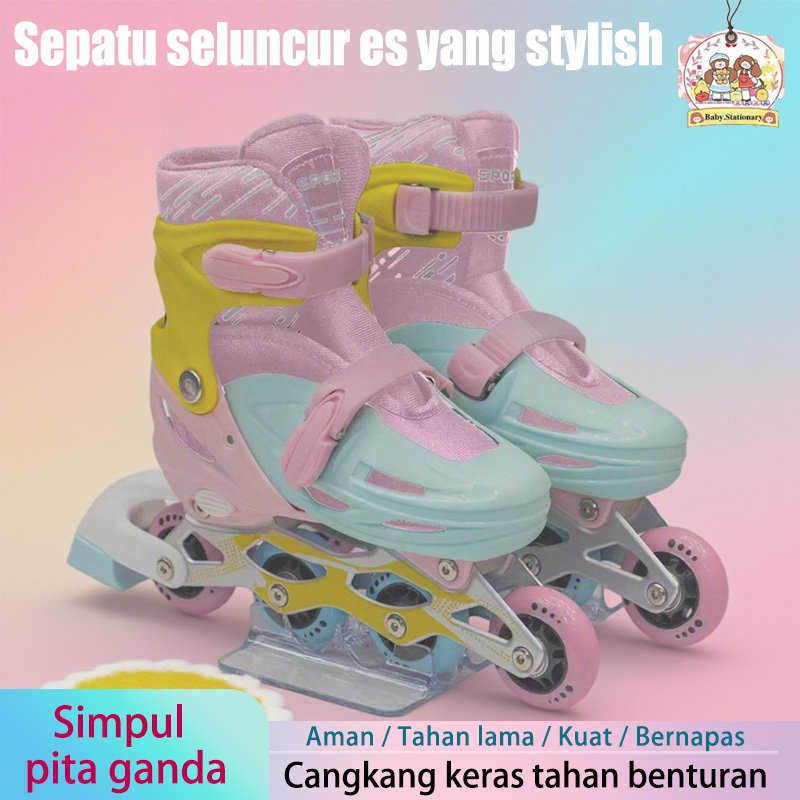 Sepatu Roda Anak Perempuan 4Roda /Sepatu Roda Anak Laki Laki / Skateboard Co