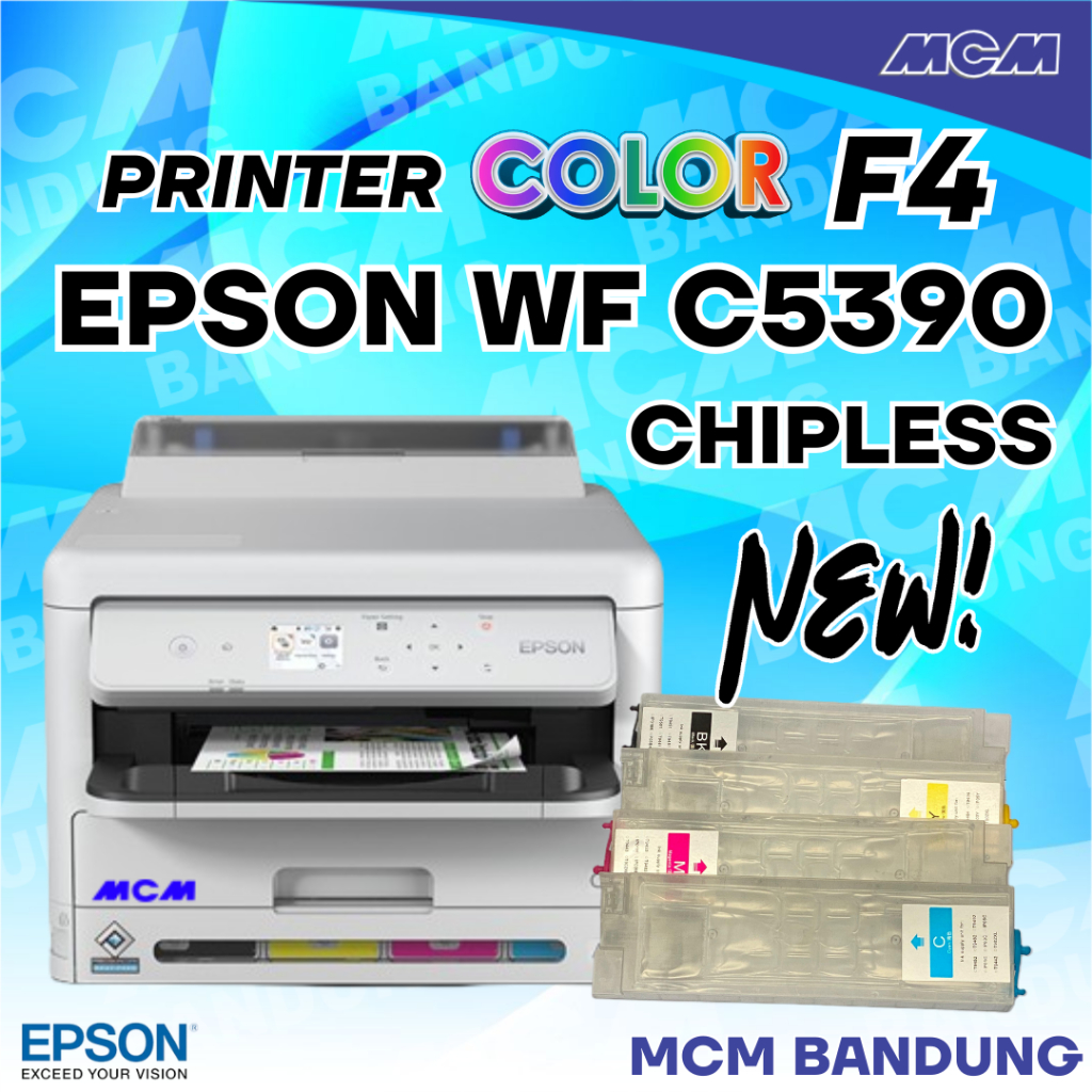 PRINTER EPSON WF C5390 CHIPLESS WORKFORCE PRO WF-C5390