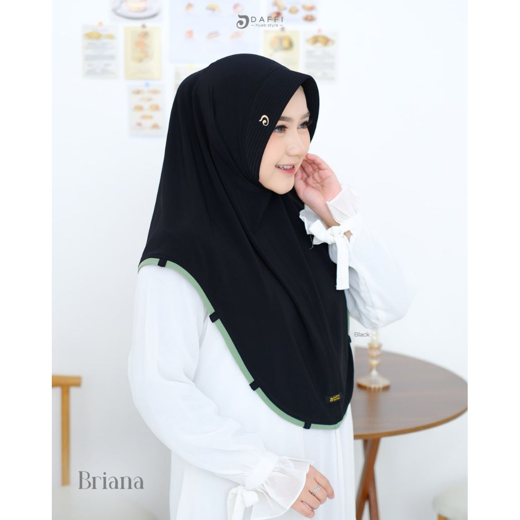 BRIANA Daffi Hijab Daily Jilbab Instan Premium