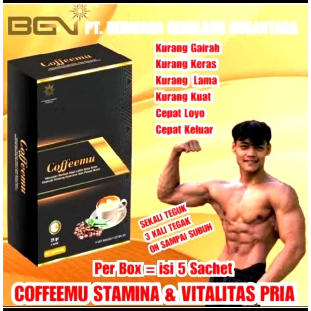

Coffeemu 1 Box isi 5 Sachet