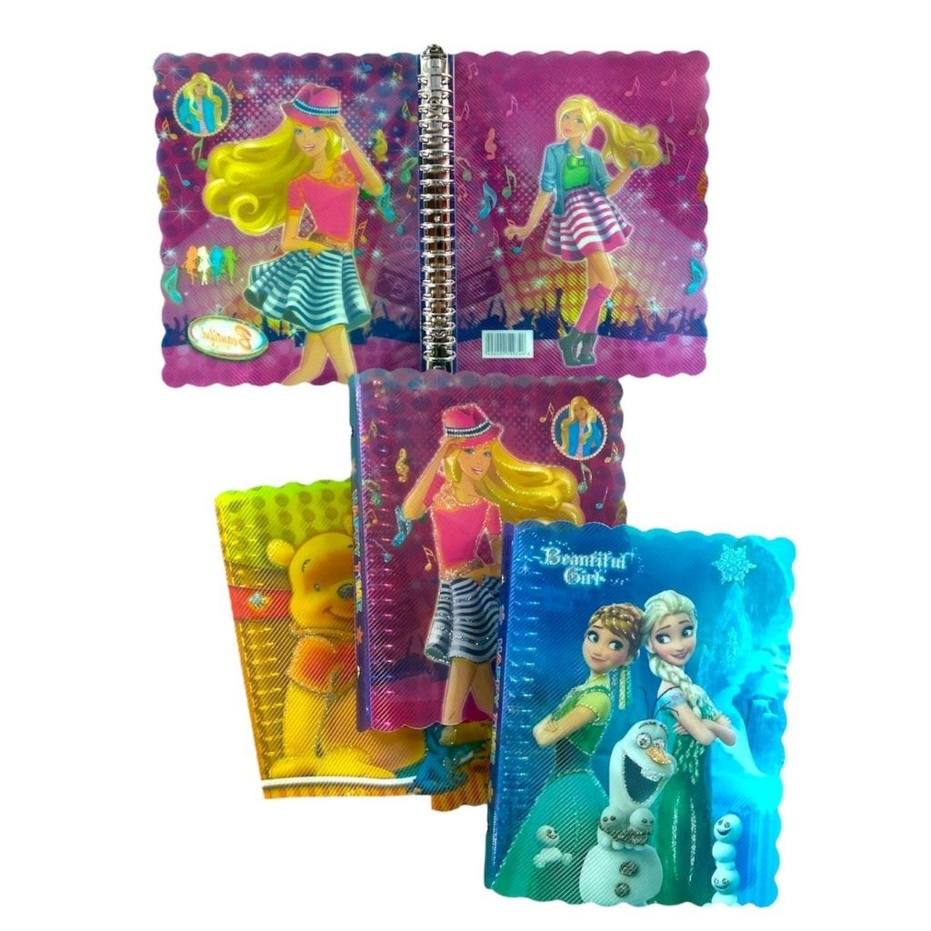 

BINDER NOTE A5 3 DIMENSI/GLITER