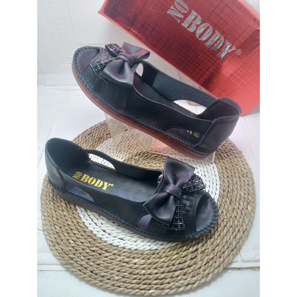 sepatu flat import wanita no body 6027