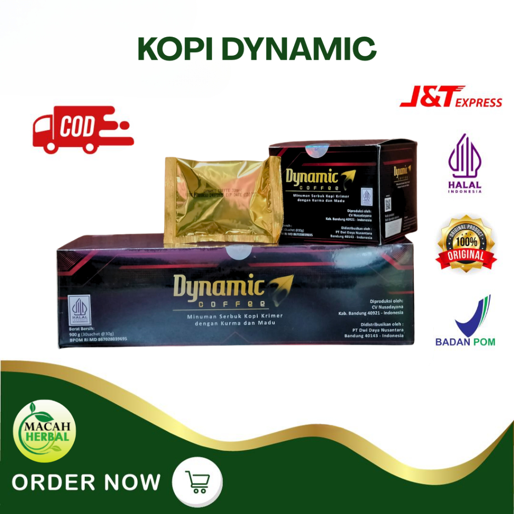 

KOPI DYNAMIC ORIGINAL PRODUKSI TERBARU - KOPI STAMINA PRIA | BISA KIRIM INSTAN | 10 SCH | 30 SCH
