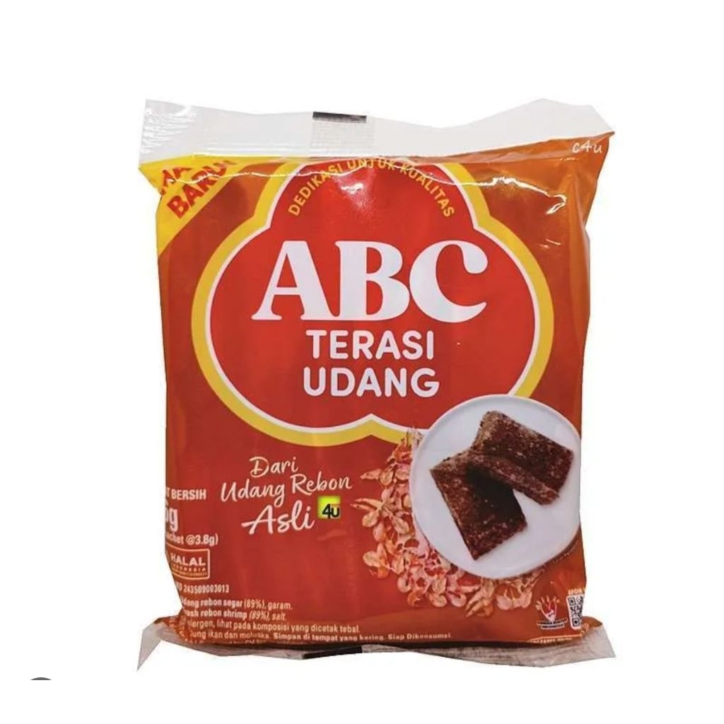 

TERASI UDANG ABC 1 Pack Isi 20 sachet