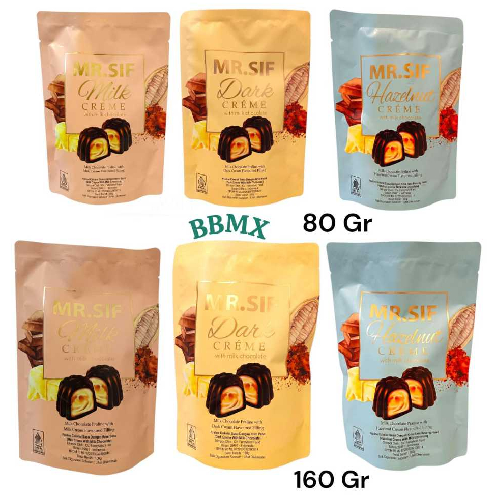 

MR.SIF CRÈME Milk Chocolate Praline With Cream Flavoured Filling