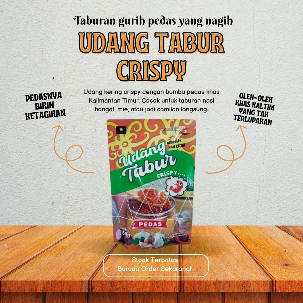 

Udang Tabur Crispy – Taburan Gurih Pedas Khas Kalimantan Timur