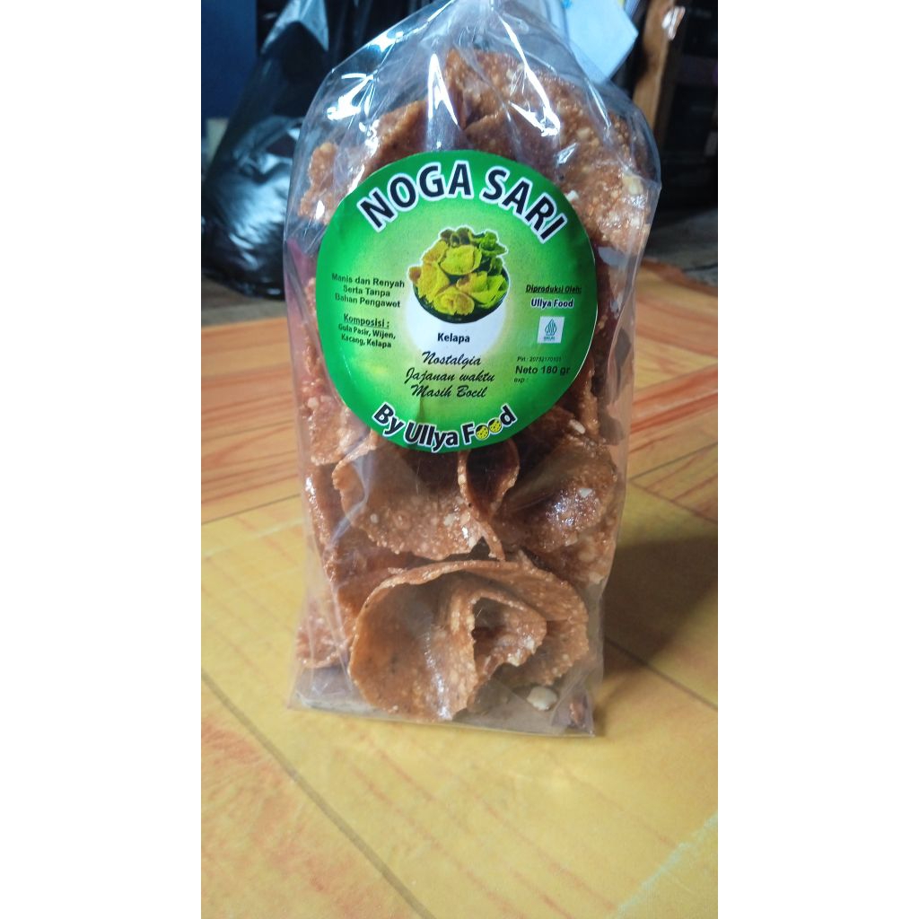 noga sari rasa kacang180 gram cemilan khas sunda