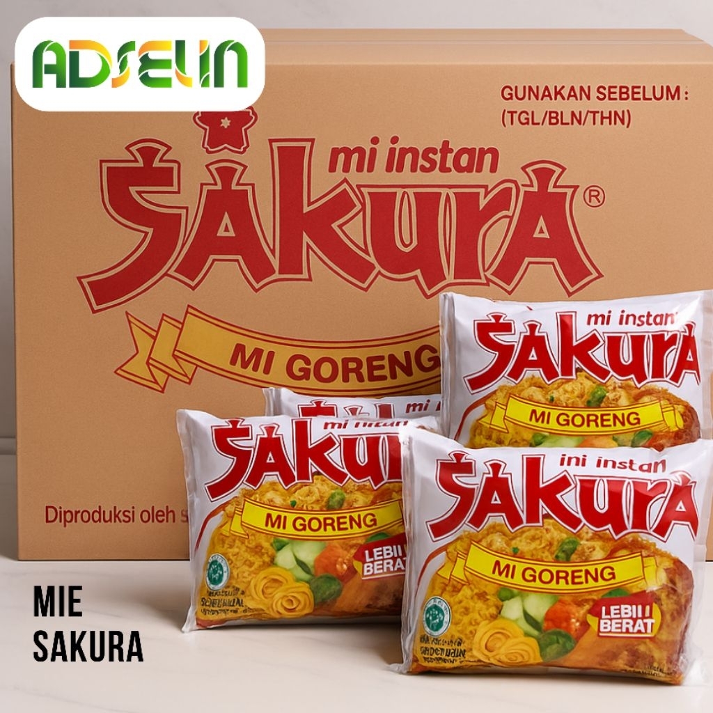 

Mie Sakura Goreng Instan