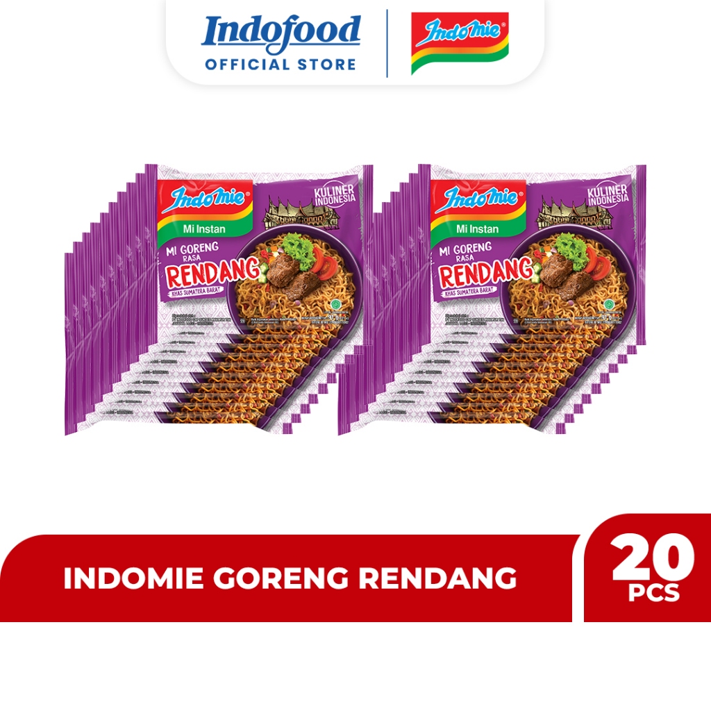 

20 PCS - Indomie Goreng Rendang 91 Gr