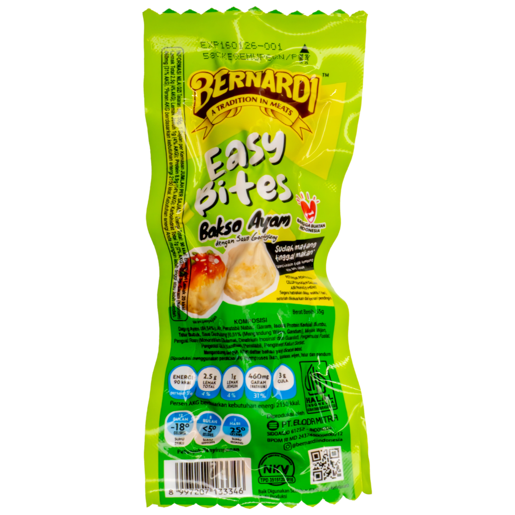 

BERNARDI EASY BITE BAKSO GOCHUJANG AYAM | BAKSO GOCHUJANG SAPI
