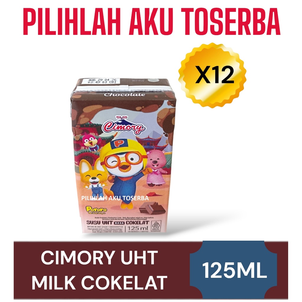 

Susu CIMORY Coklat ( Cokelat ) MINI 125 ml - ( HARGA 12 pcs )