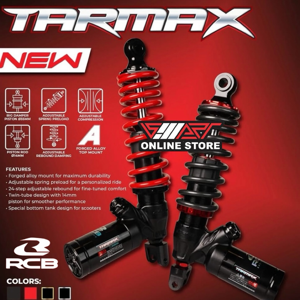 SHOCKBREAKER RCB TARMAX 305MM 330MM 340MM MIO VARIO 125 / 150 VARIO 160 SHOCK TABUNG BAWAH RCB