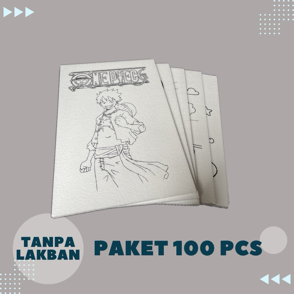 

Paket 100 Pcs | Styrofoam Lukis Tanpa Lakban | Styrofoam 33x50