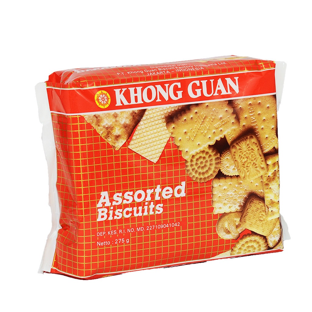 

Khong Guan Assorted Biscuit Red 275gr Biskuit Aneka Rasa
