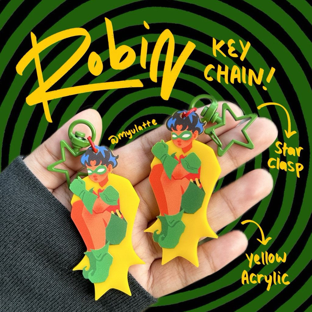 DC Robin Keychain Gantungan Kunci