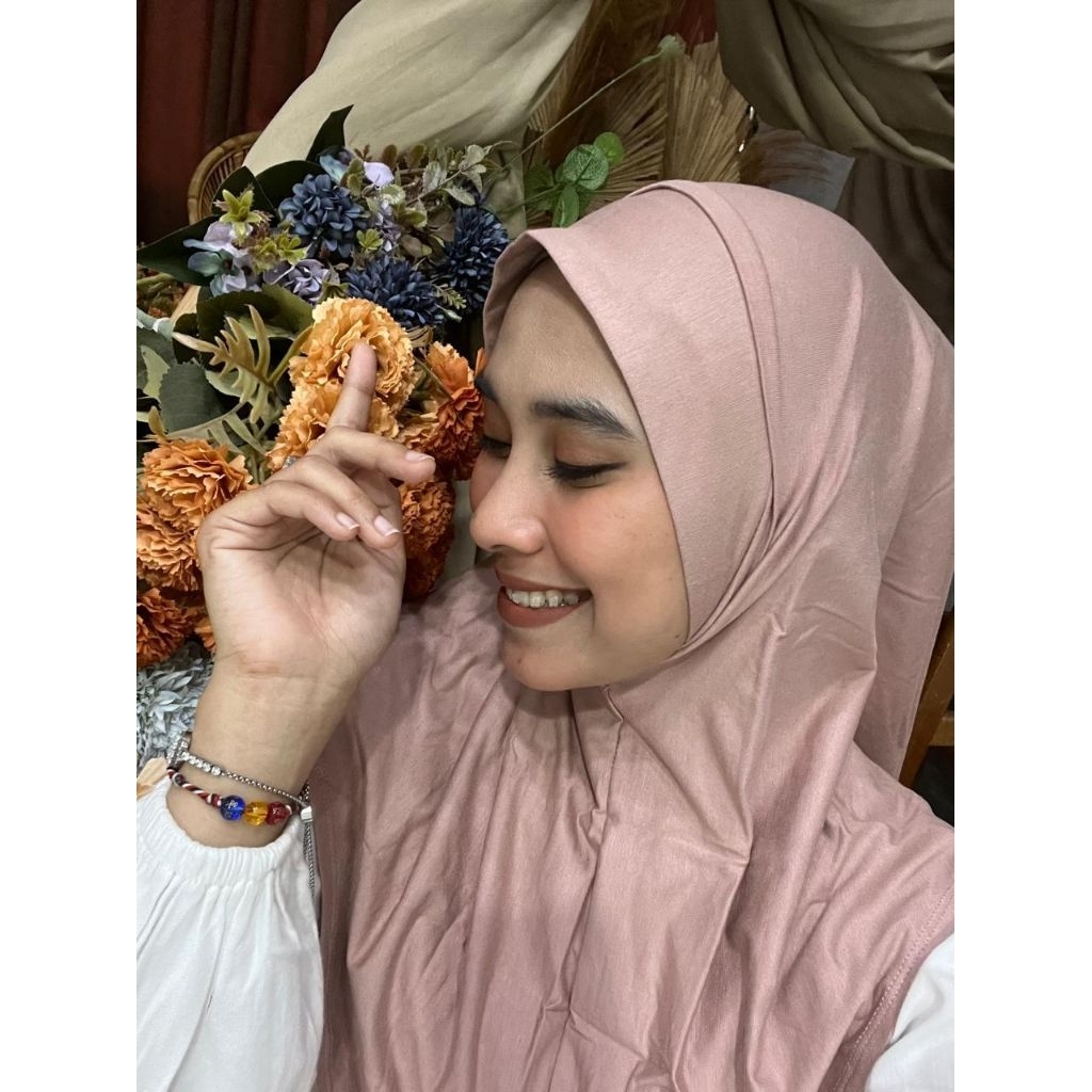 ZAFIRA hijab instan kaos rayon /Hijab bergo kaos / kerudung bergo rayon