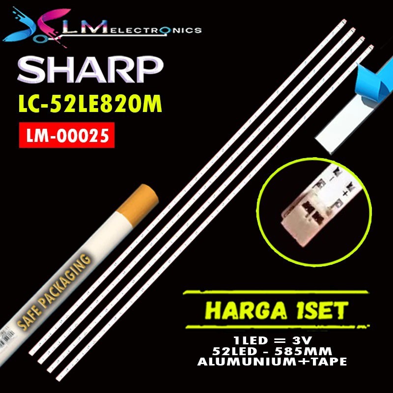 BACKLIGHT SHARP LC-52LE820M 52LE820M 52LE820 52 INCH