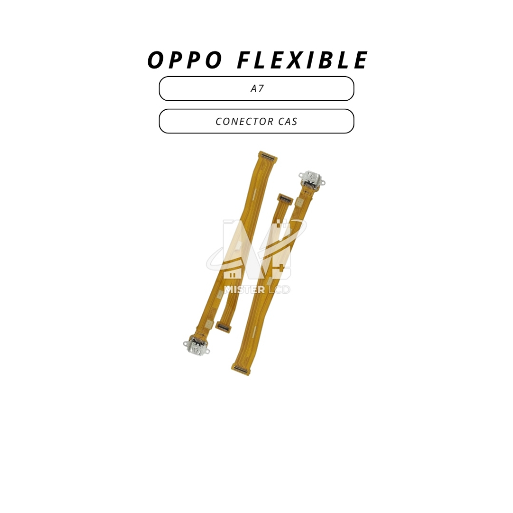 FLEXIBLE OPPO A7 CONECTOR CAS