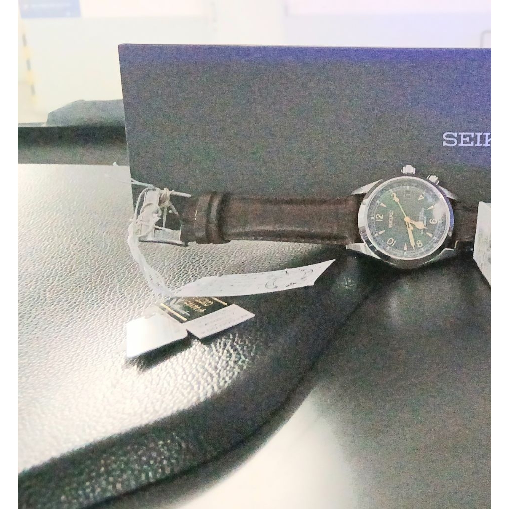 BNOS Seiko Alpinist SARB017 Green Dial Discontinued Item