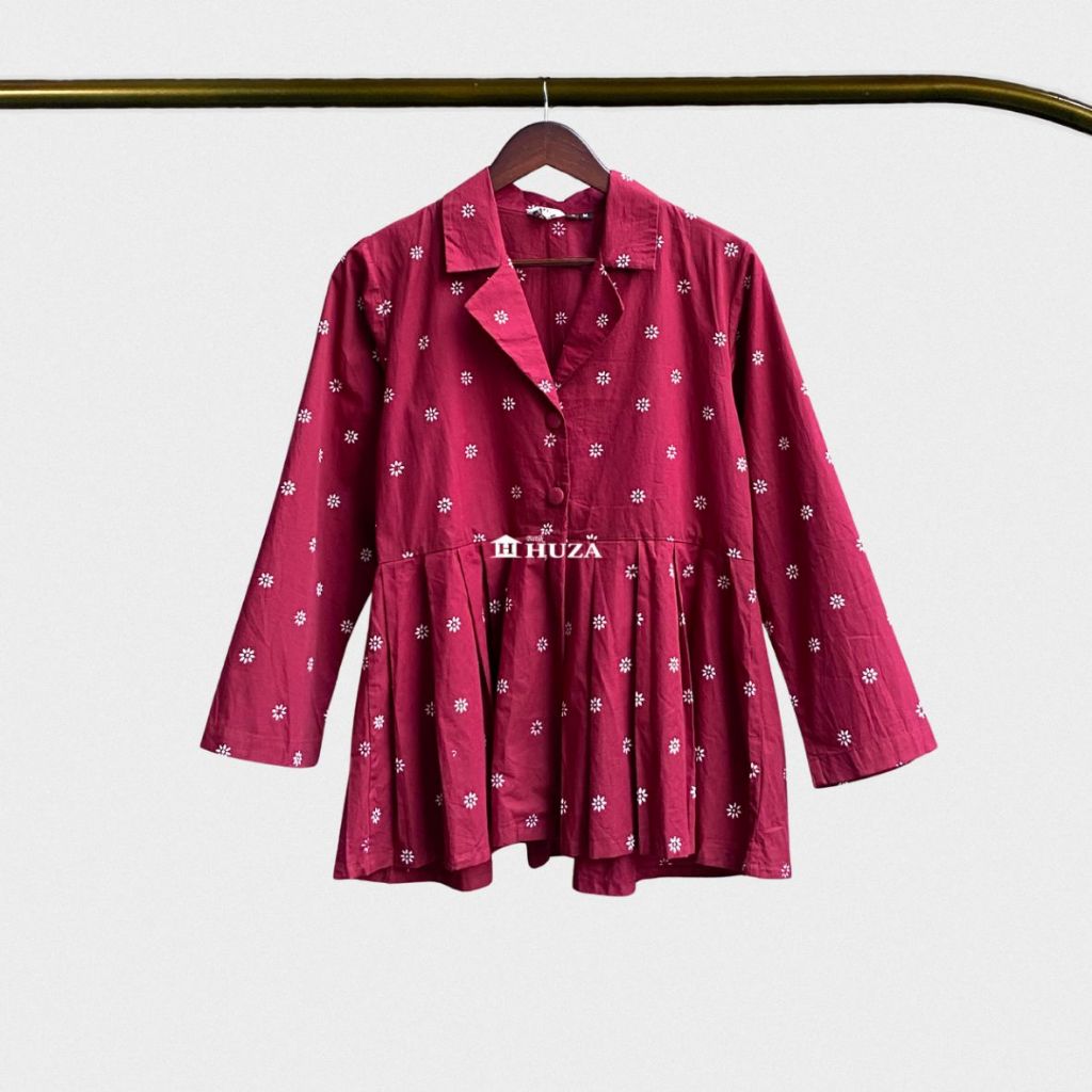 BATIK HUZA - BLAZER WANITA BLAZER BATIK BLAZER MICHIYA