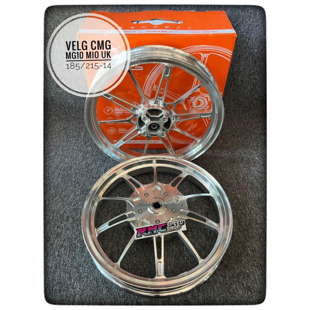 Velg Cmg Mg10 Mio Mio soul Soul GT Mio j ukuran 185/215 ring 14 / Velg Cmg Mg10 Mio / Mio soul / Sou