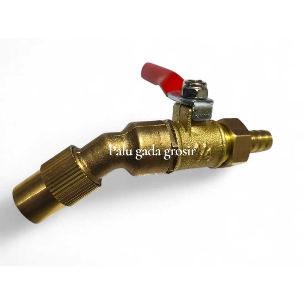 KRAN STEAM AC HATO 1/4 + NOZZLE BENGKOK