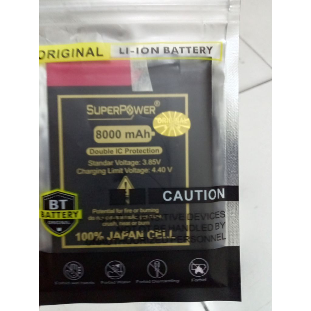 Battery Batre Doubel POWER 8000mAH 2iC Infinix Zero 8 X687 BL-44CX BL44CX  Garansi 1 Tahun
