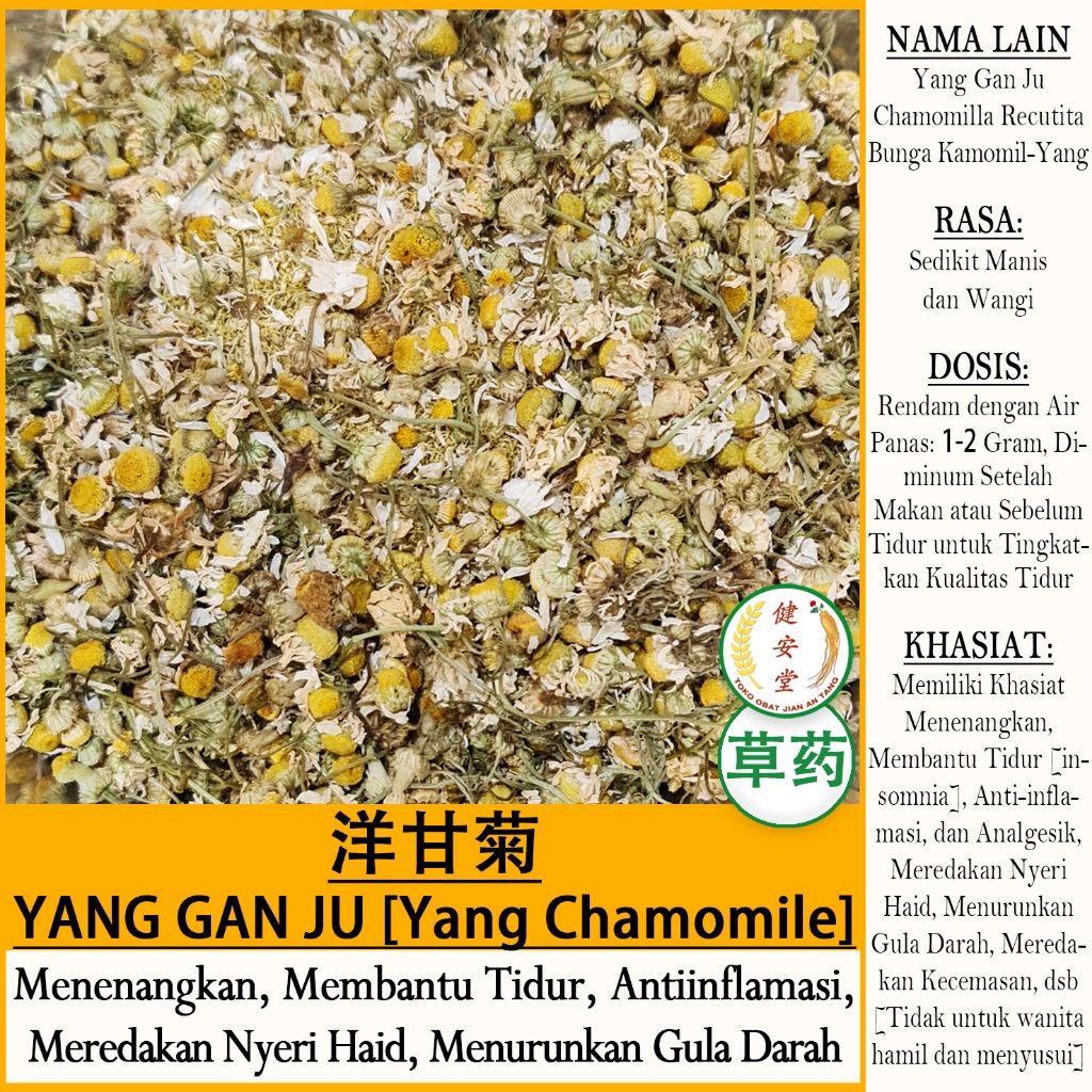

YANG GAN JU - GAN JU HUA - CHAMOMILE - Teh Bunga Kamomil