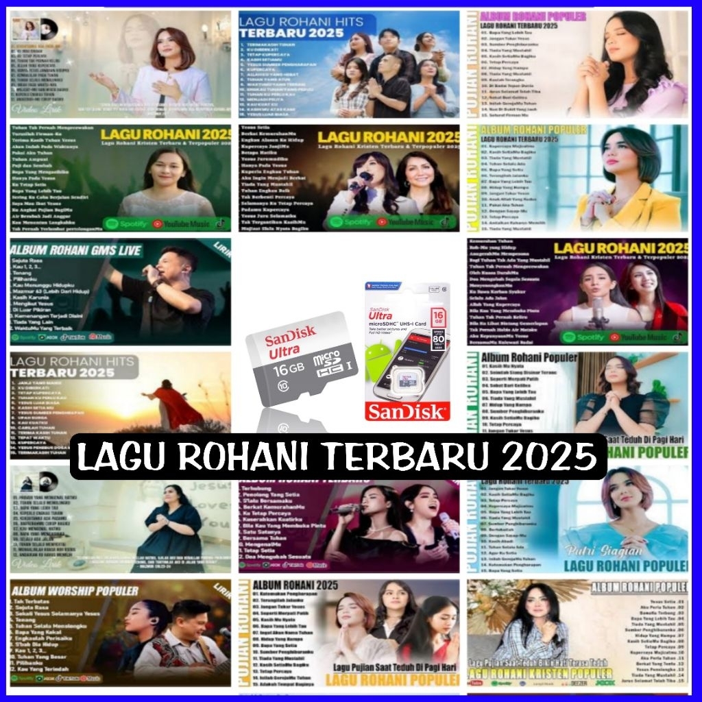 SD CARD MP3 LAGU LAGU ROHANI TERBARU 2025