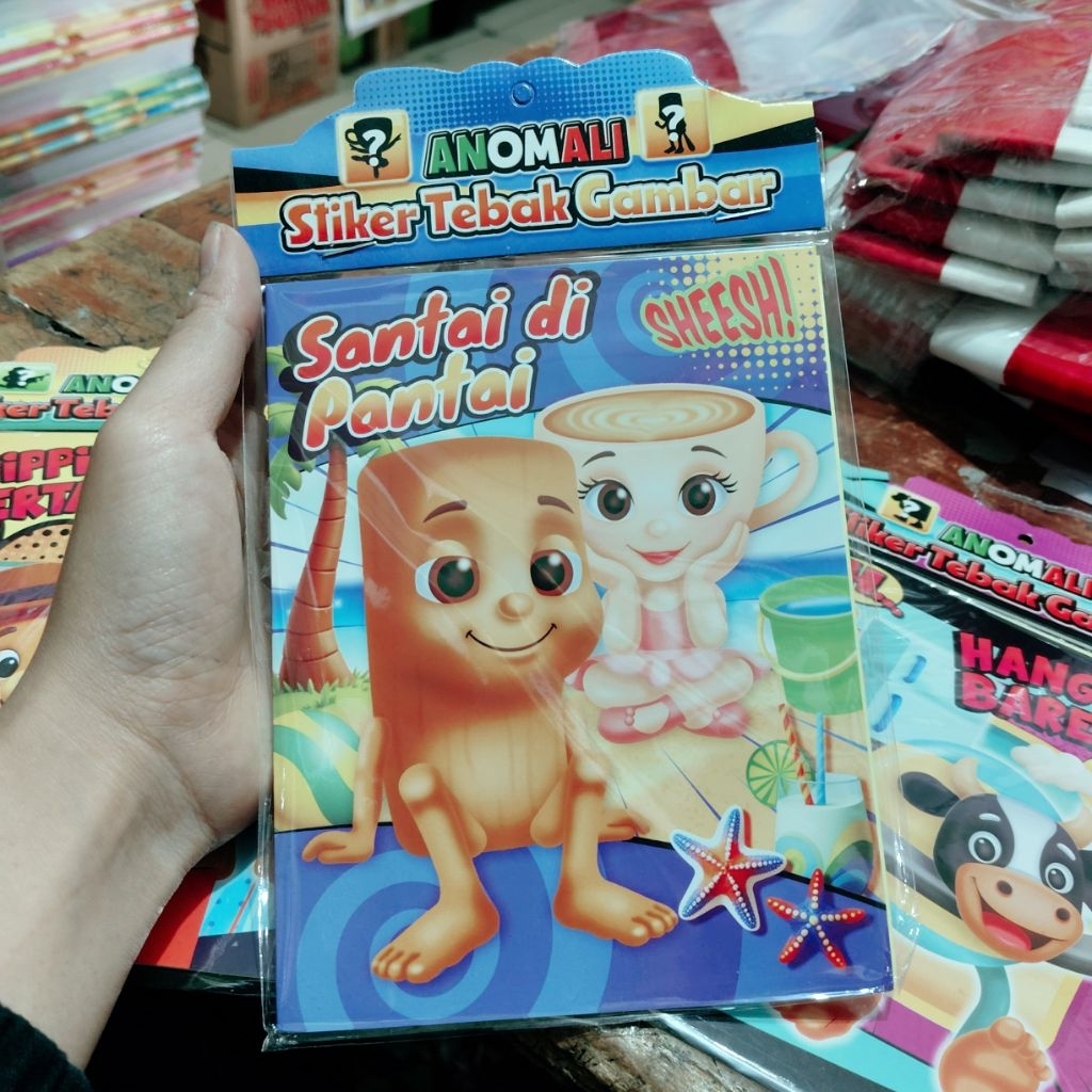 

5pcs / stiker tebak gambar / stiker mainan / anomali / tung tung sahur