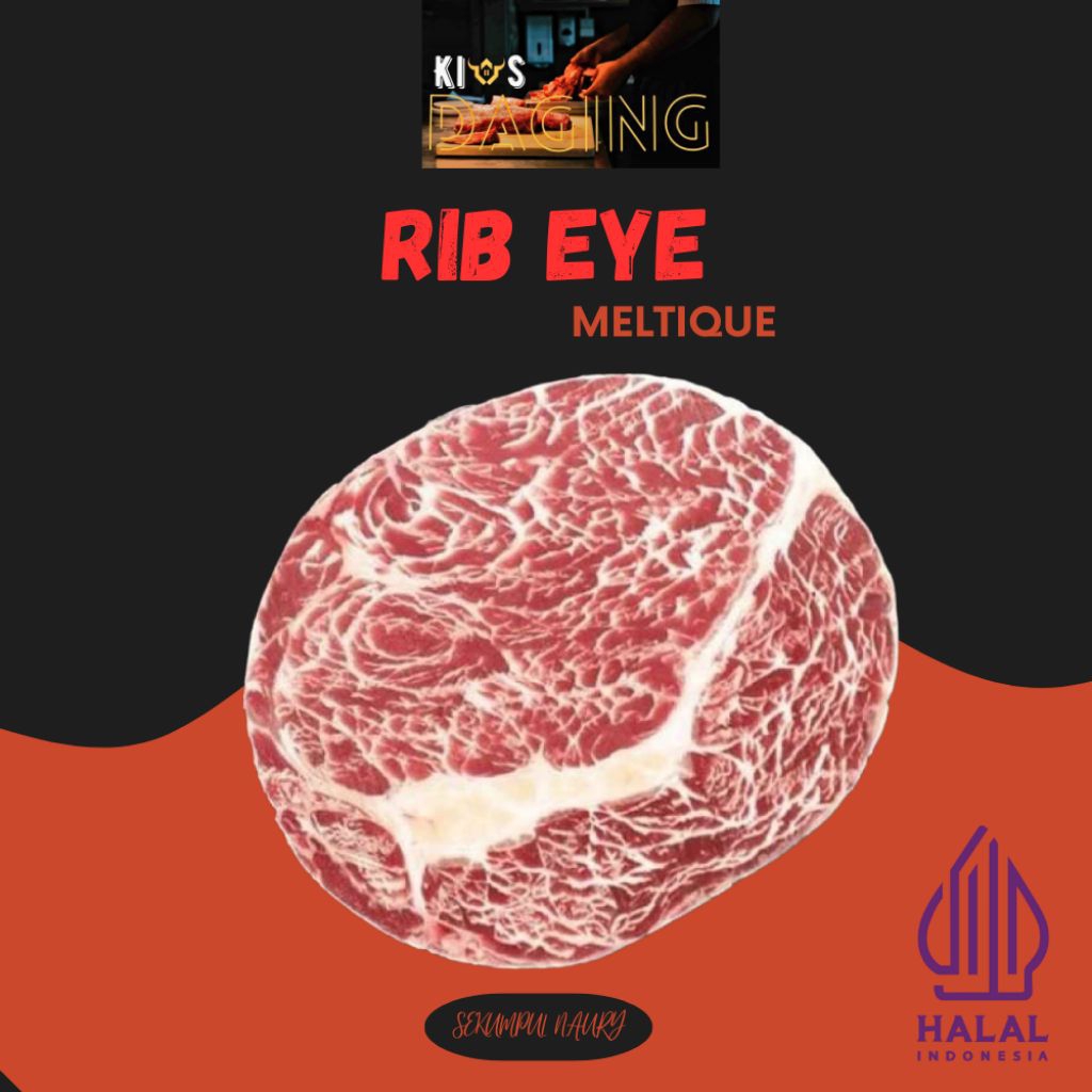 

RIB EYE MELTIQUE STEAK JUICY MERK SAKA 200g