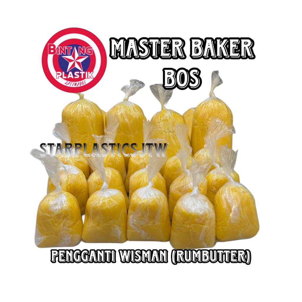 

BOS Palmvita / Master Baker Butter Oil Substitute / Masterbaker Rum Butter Rom/ Room Butter Kemasan Fresh Repack 1 Kg Ekonomis Nikmat Halal