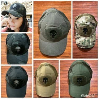 Topi tactical logo emerson / logo punisher