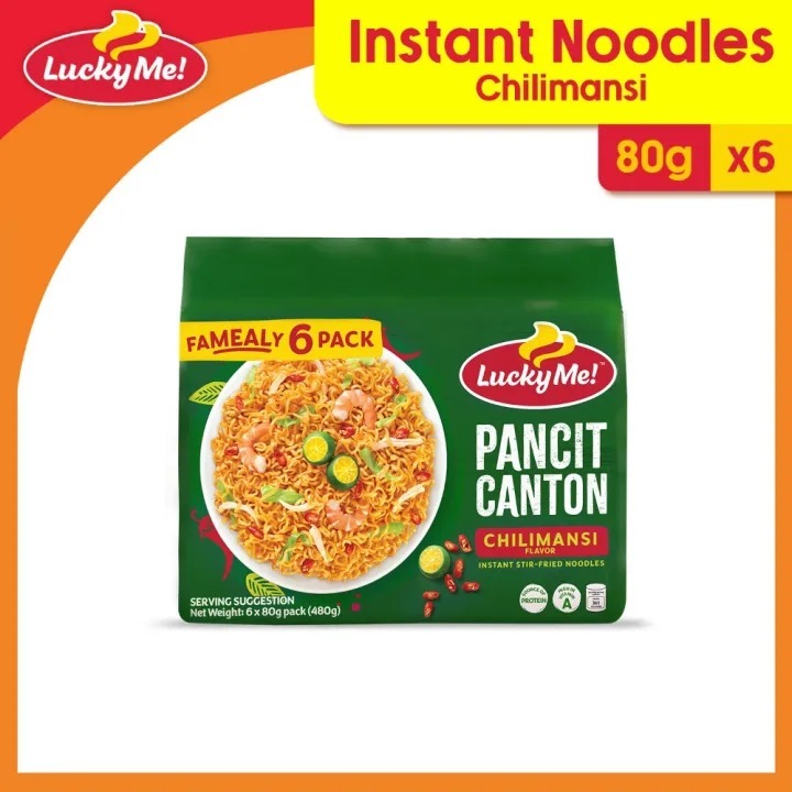 

Lucky Me! Pancit Canton Chilimansi Multipack (80gx6)