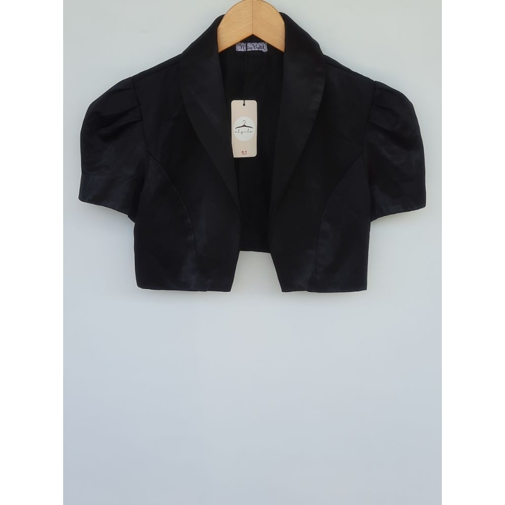 Blazer Wanita / Blazer Hitam / Blazer Croptop / Crop top
